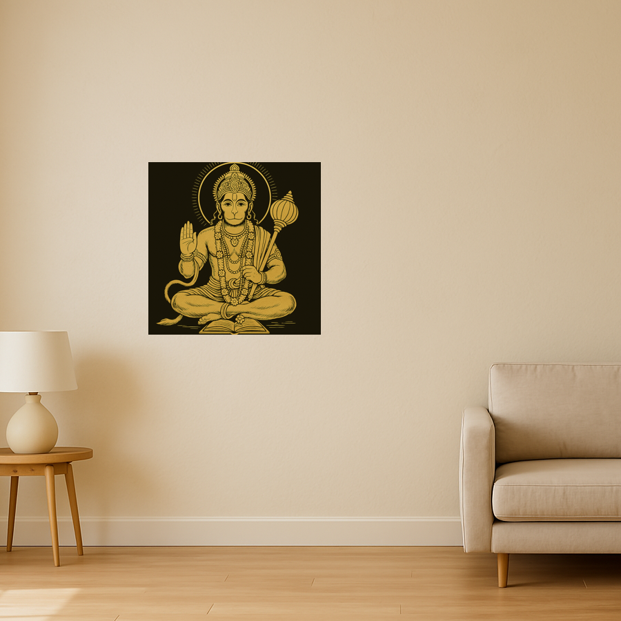Hanuman with Gada