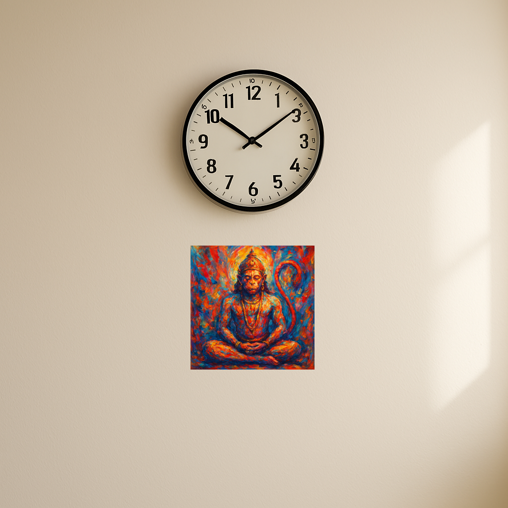Lord Hanuman Meditating