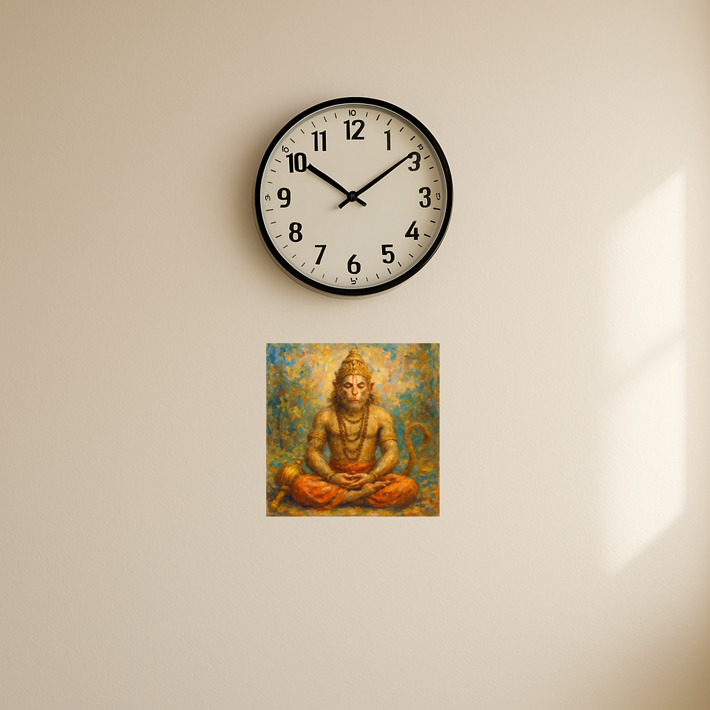 Lord Hanuman Meditating
