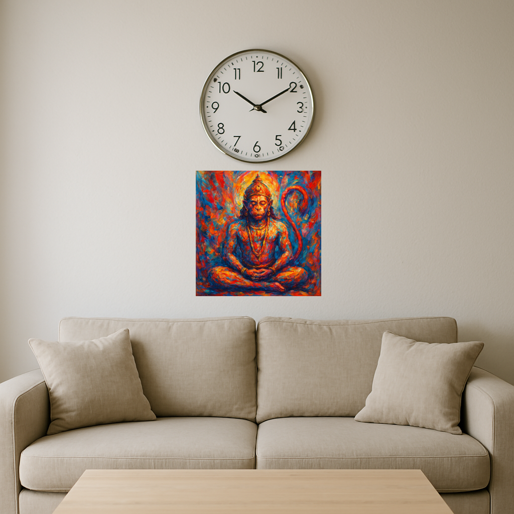 Lord Hanuman Meditating