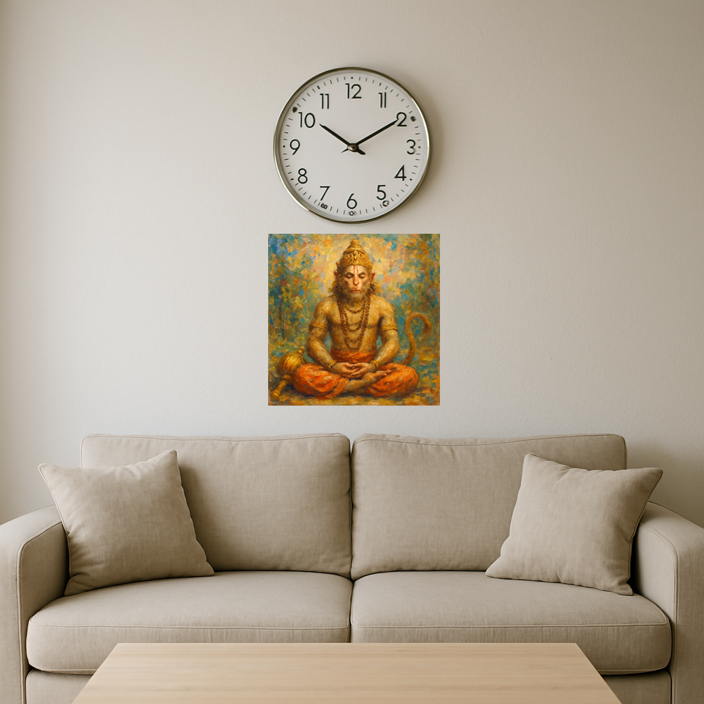 Lord Hanuman Meditating