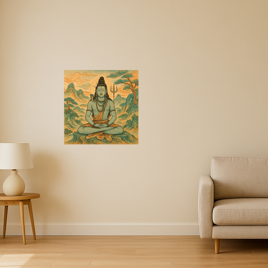 Lord Shiva Meditating