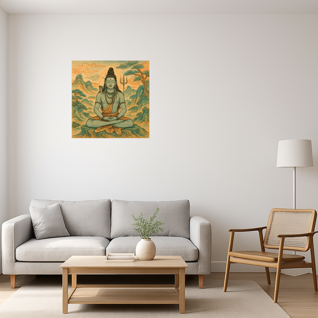 Lord Shiva Meditating