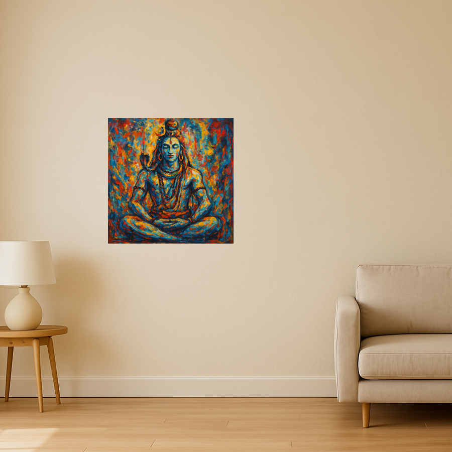 Lord Shiva Meditating
