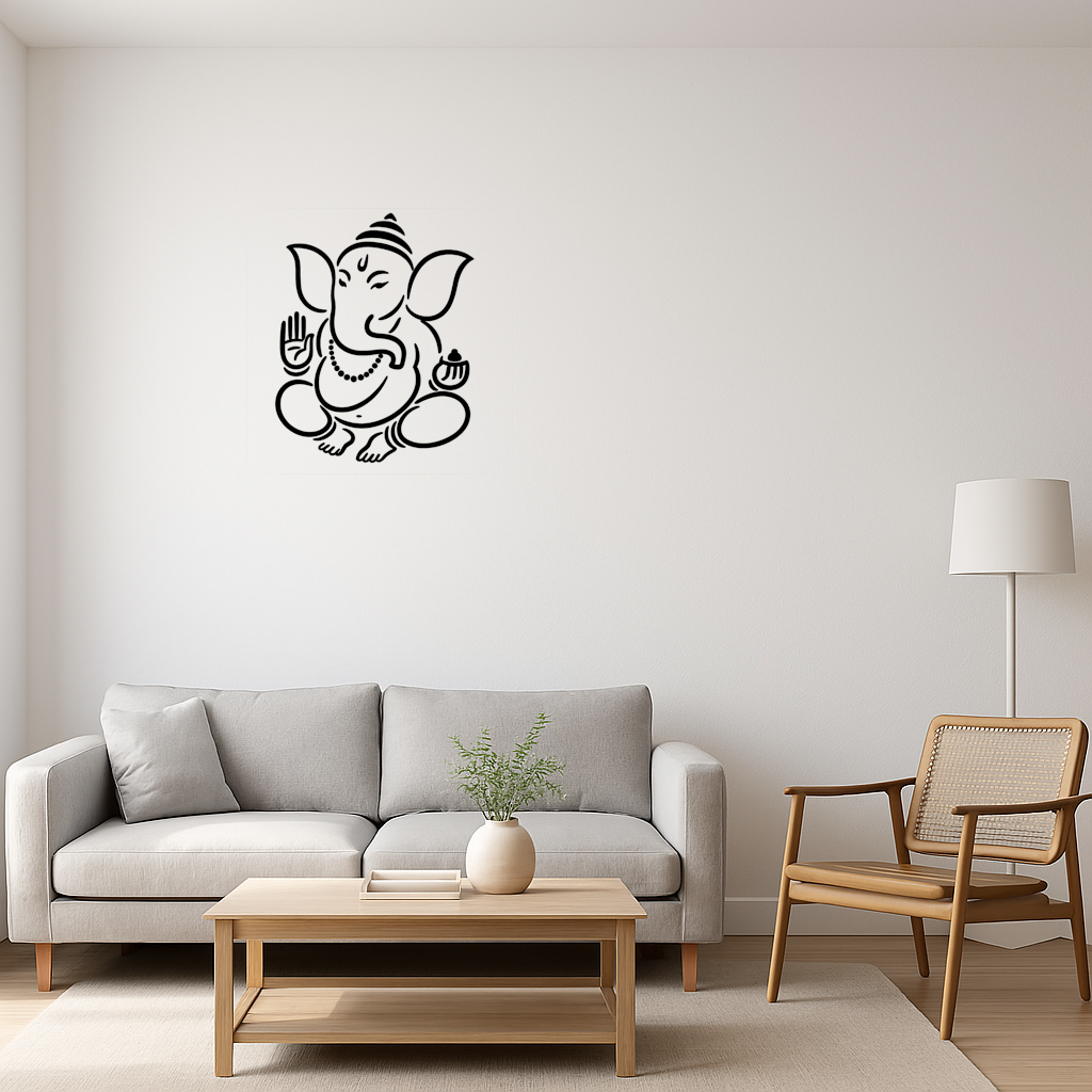 Minimalist Ganesha