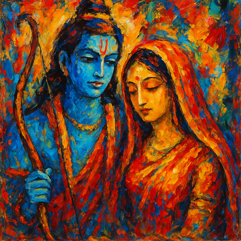Lord Ram with Sita