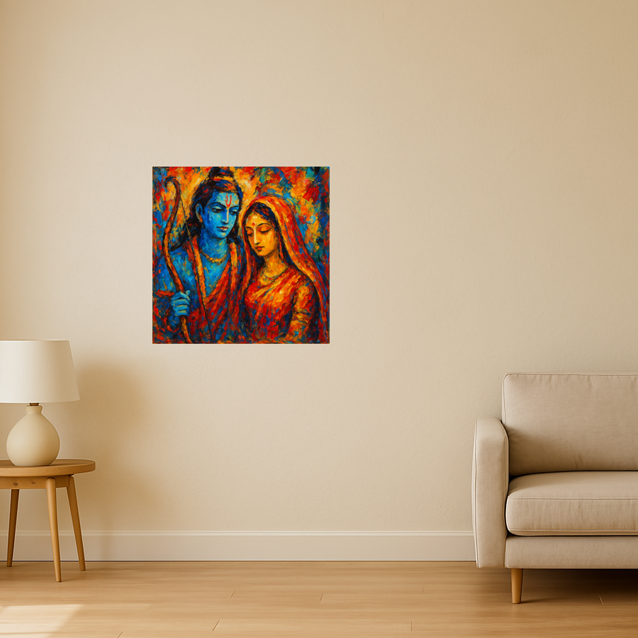 Lord Ram with Sita
