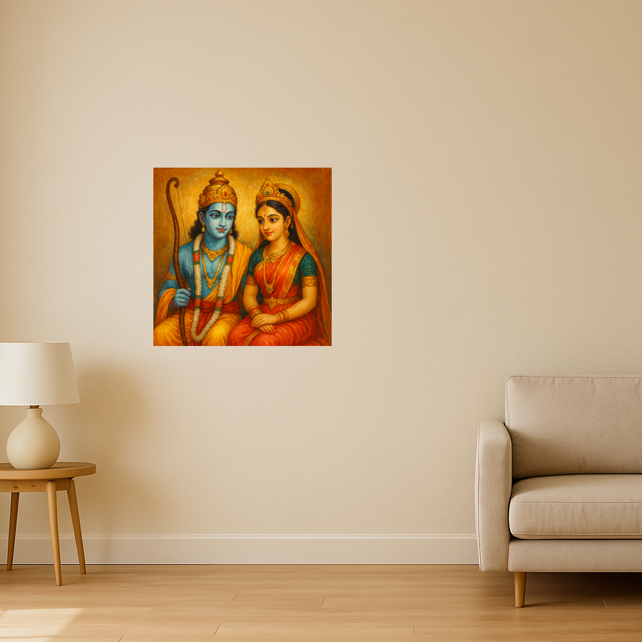 Ram with Sita