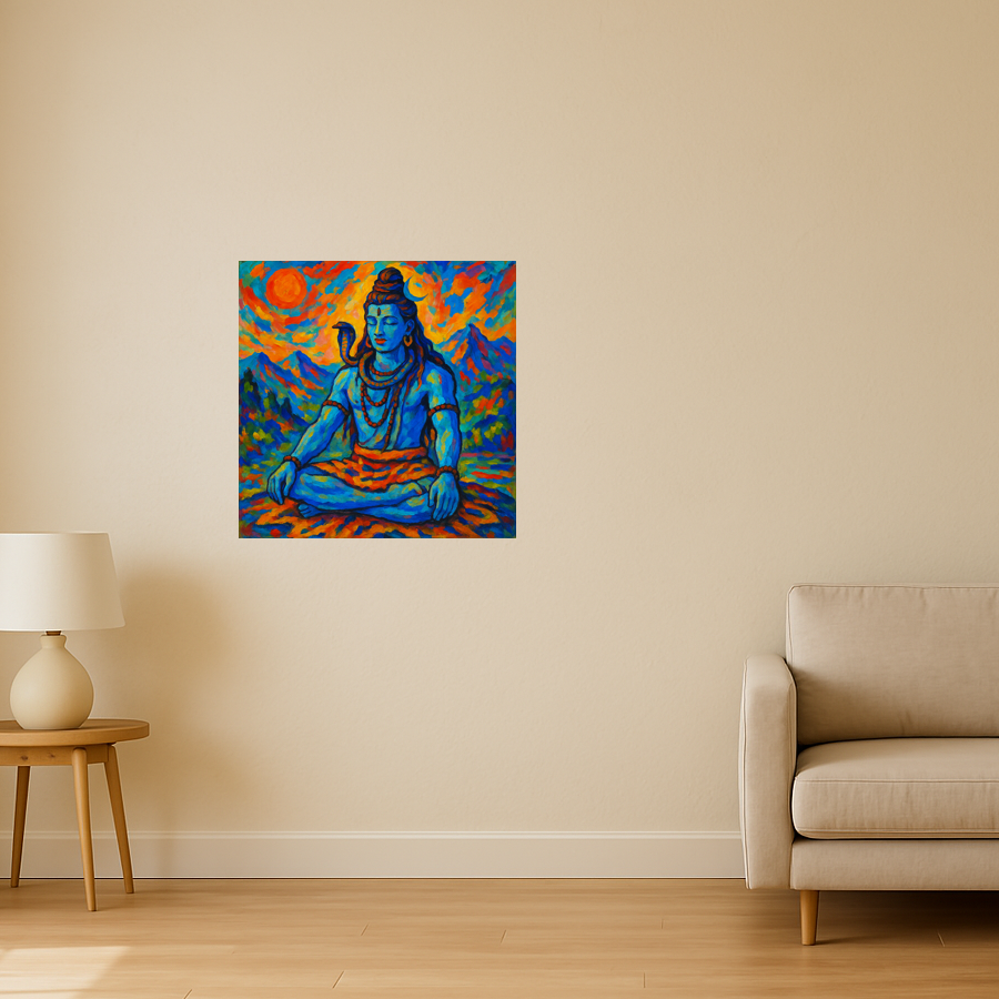 Lord Shiva Meditating