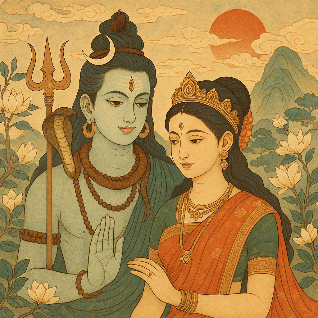 Lord Shiva with parvati
