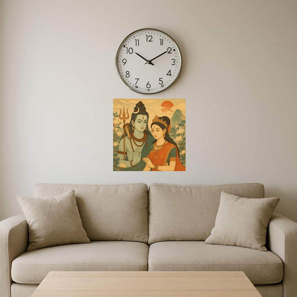 Lord Shiva with parvati
