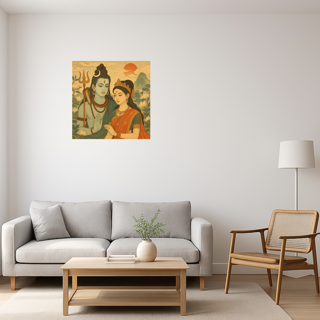 Lord Shiva with parvati