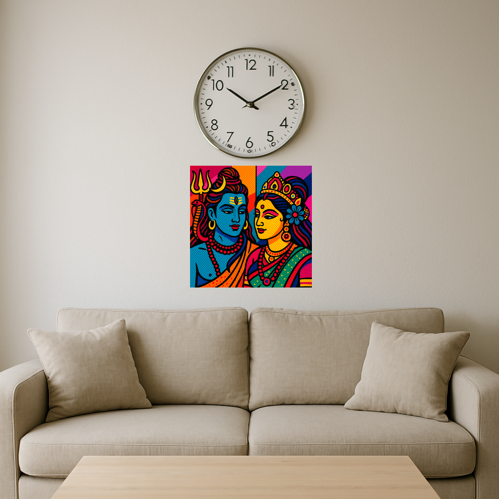 Lord Shiva with Parvati