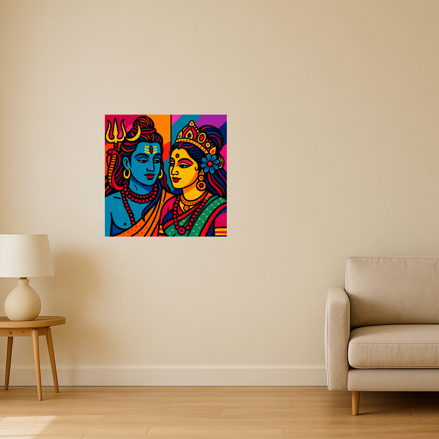 Lord Shiva with Parvati