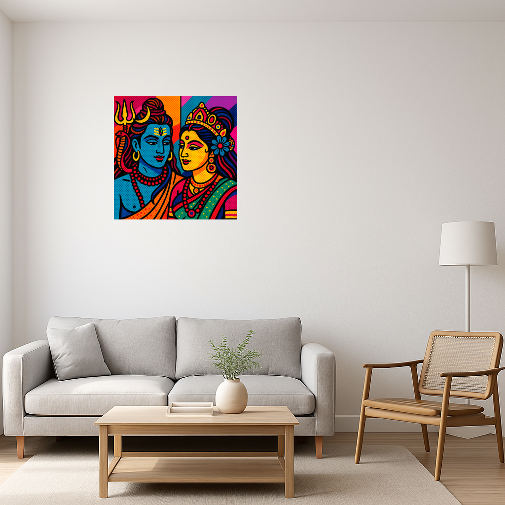 Lord Shiva with Parvati