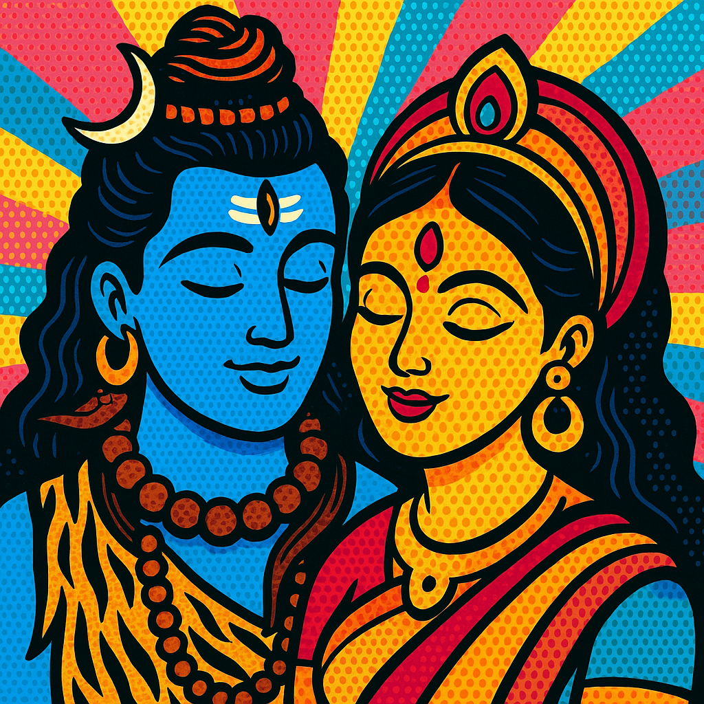 Lord Shiva with Parvati
