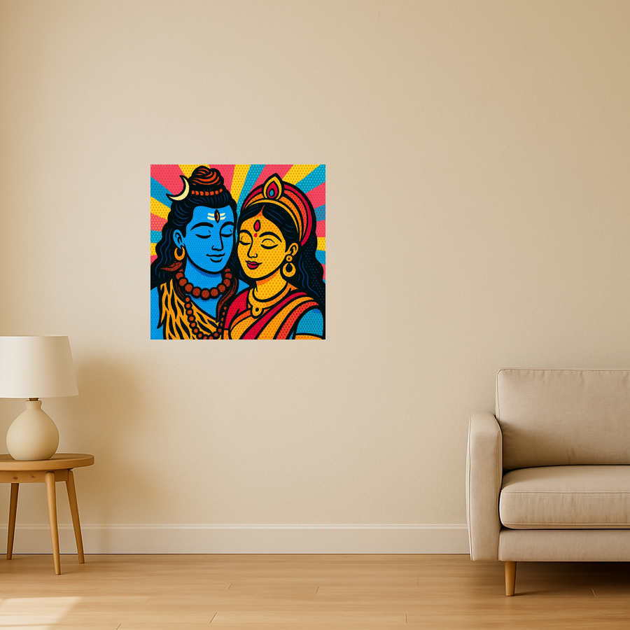 Lord Shiva with Parvati