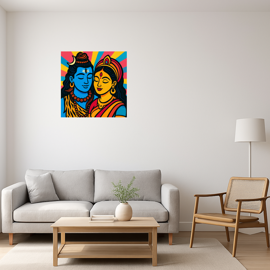 Lord Shiva with Parvati