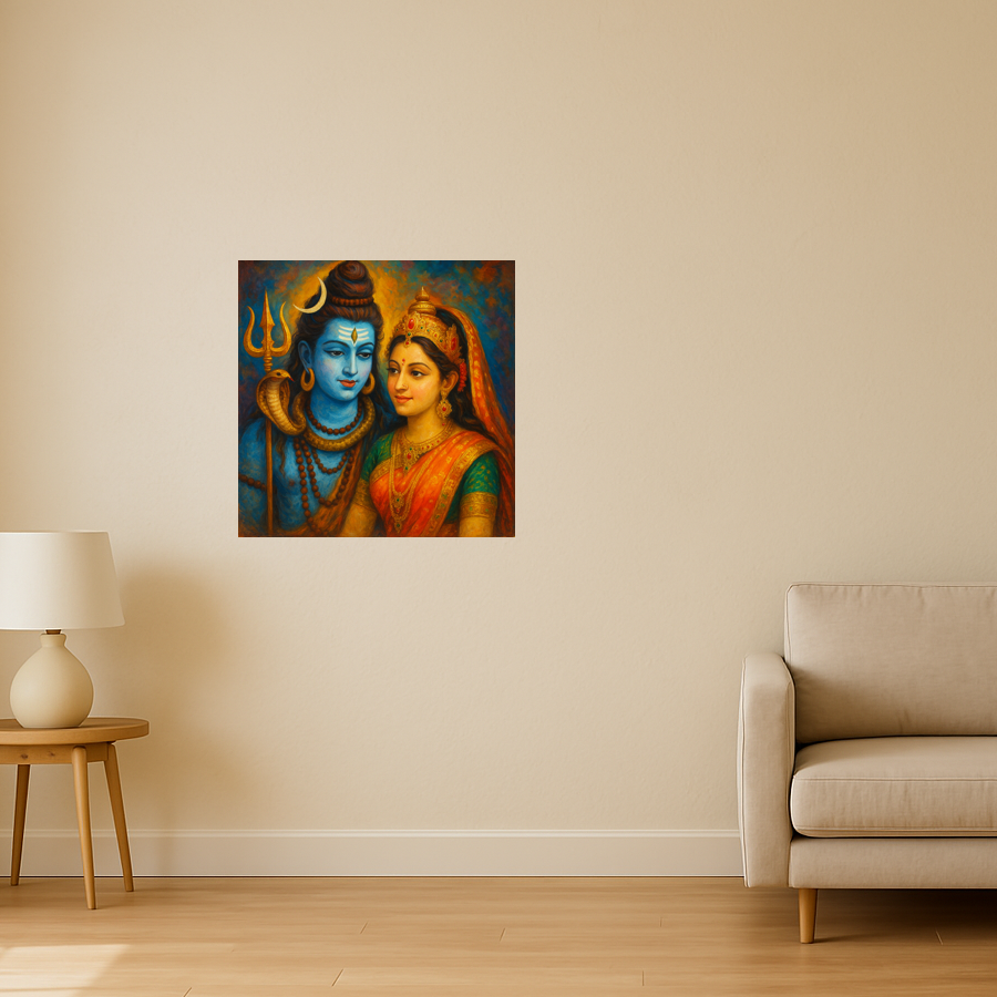 Lord Shiva with Parvati