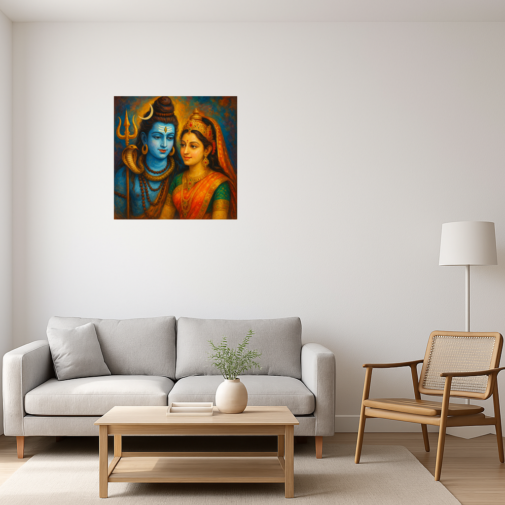 Lord Shiva with Parvati