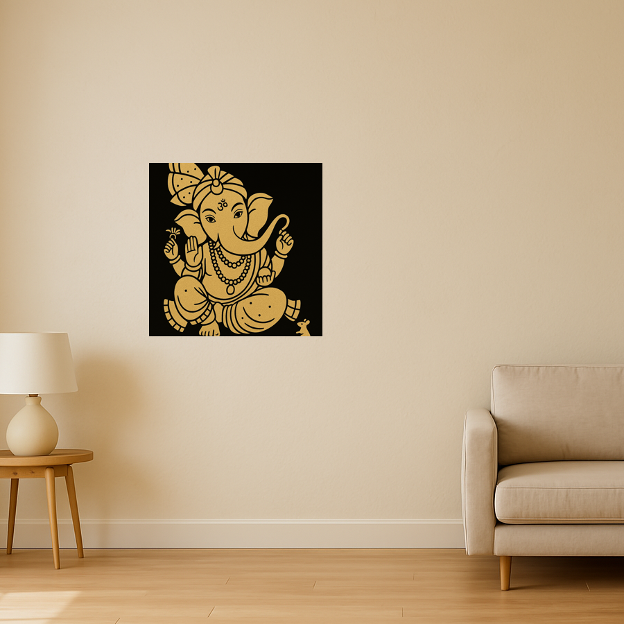Ganesha Stickers 3 pieces