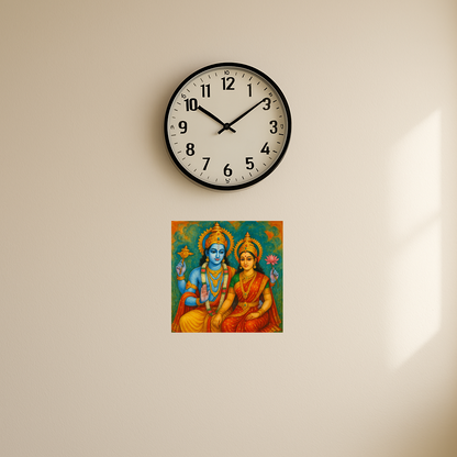 Lord Vishnu with Lakshmi