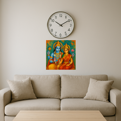 Lord Vishnu with Lakshmi