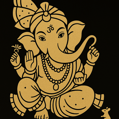 Ganesha Stickers 3 pieces