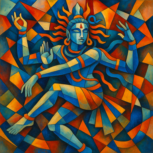 Dancing Shiva Sticker