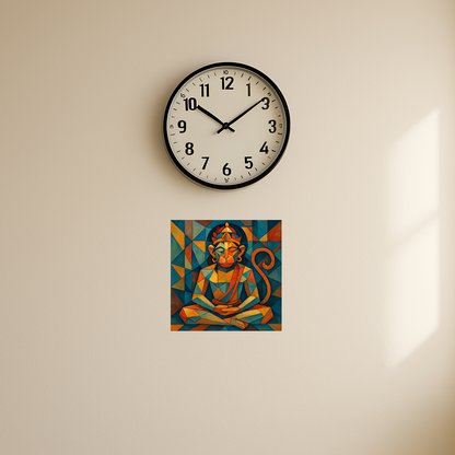 Meditating hanuman
