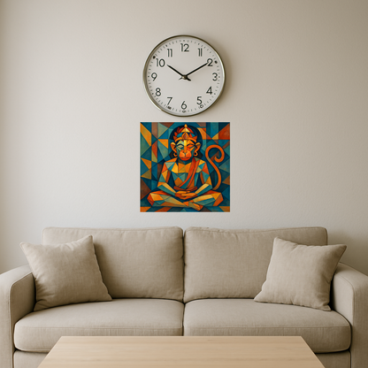 Meditating hanuman