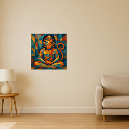Meditating hanuman