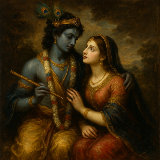 Lord Krishna with Radha