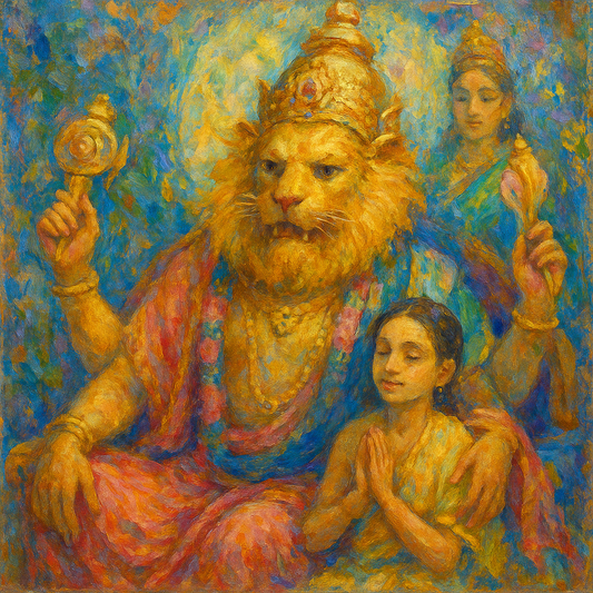 Lakshmi Narasimha and Prahalad