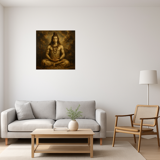 Lord Shiva Meditating