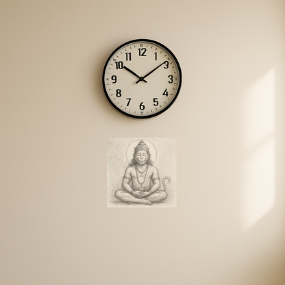 Meditating Hanuman