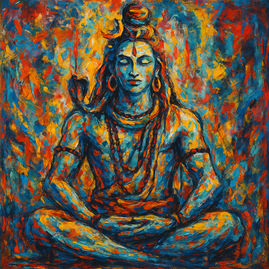 Lord Shiva Meditating