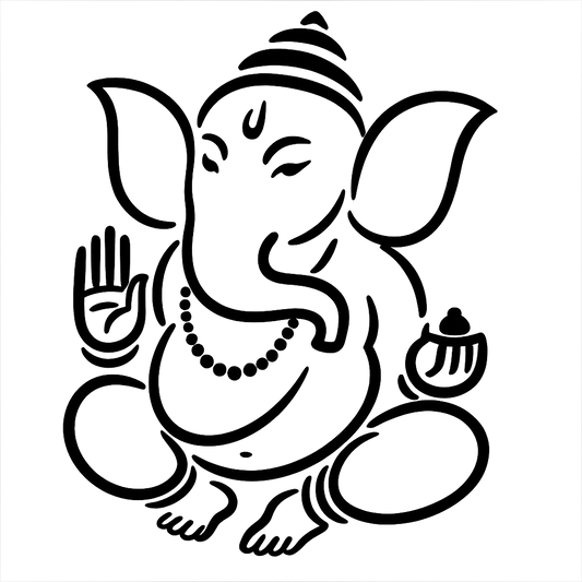 Minimalist Ganesha