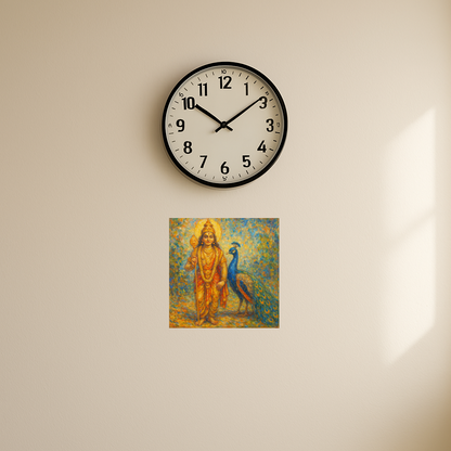 Lord Murugan with Peacock