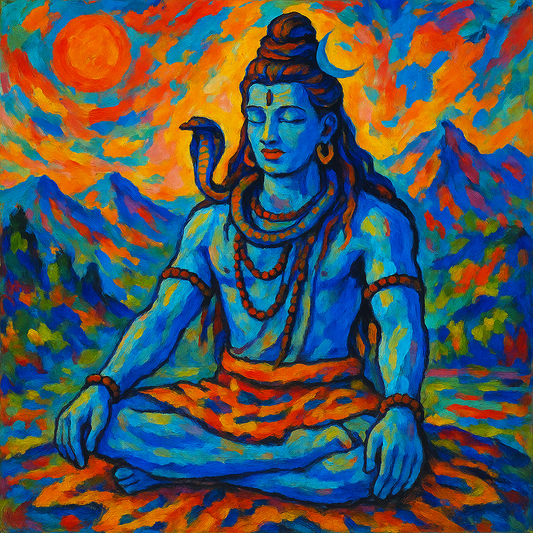 Lord Shiva Meditating
