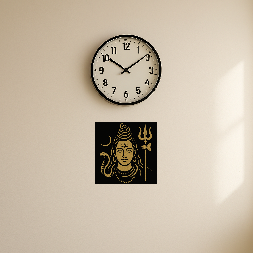 Meditating Shiva (Gold)