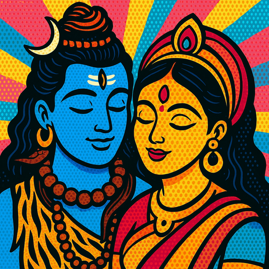 Lord Shiva with Parvati