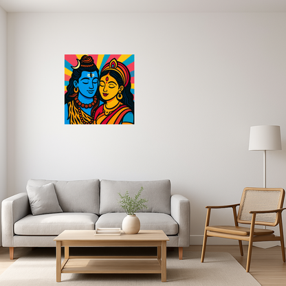Lord Shiva with Parvati