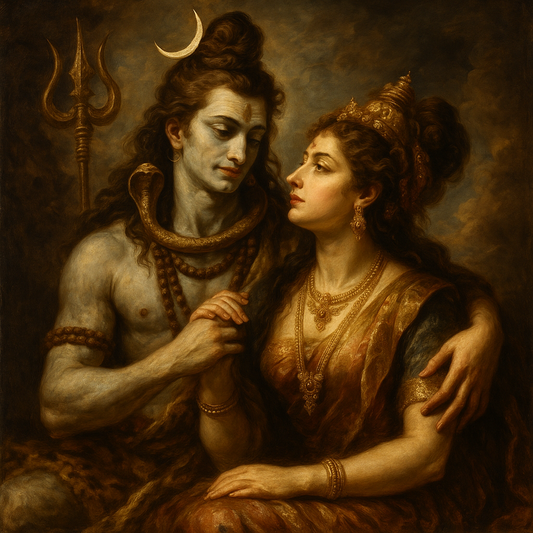 Lord Shiva with Parvati