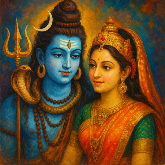Lord Shiva with Parvati