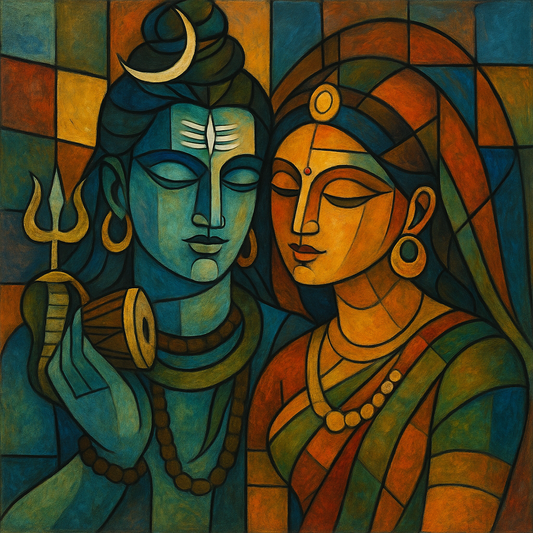 Lord Shiva with parvati
