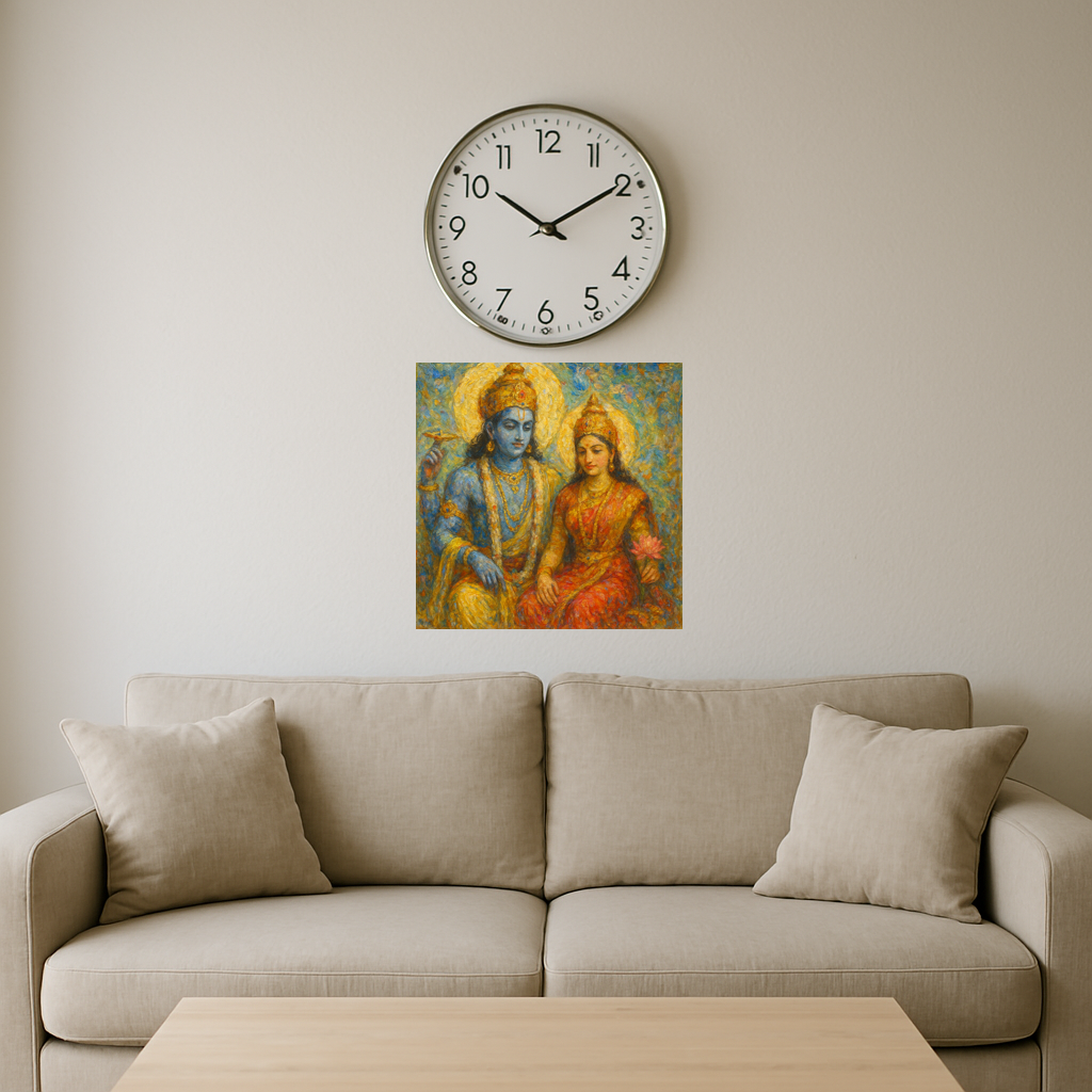 Lord Vishnu withLakshmi