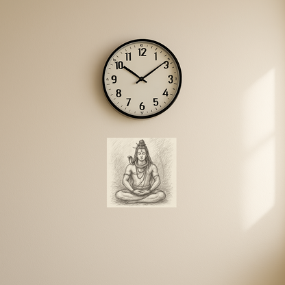 Meditating Lord Shiva